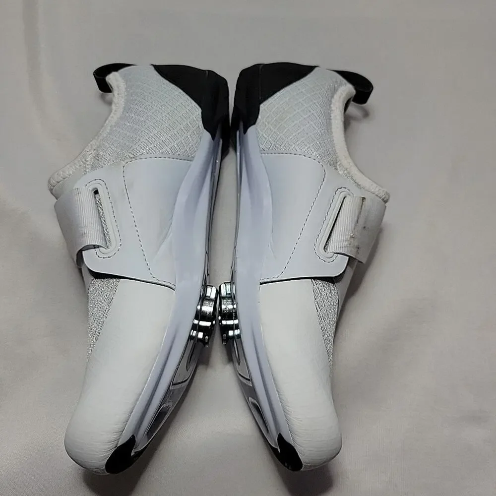 Shimano SH-IC100 Dynalast Women's Indoor Cycling Shoes Bike White SPD Cleat incl - Picture 7 of 10